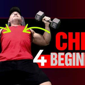 BEST Chest Workout With Dumbbells For Beginners (Only 3 Exercises!)