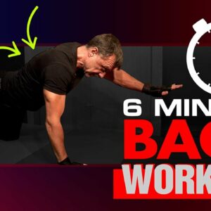 6 MINUTE 60 Year Old At Home Back Workout!
