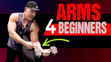 BEST Dumbbell Bicep Arm Workout For Beginners (TRY THIS!)