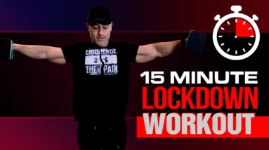Full Body At Home Workout To BUILD MUSCLE During Lockdown! (15-Minutes)