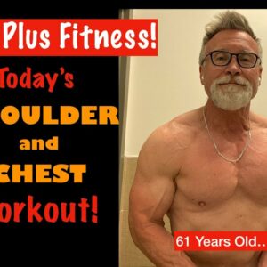 Shoulder and Chest Workout at the Gym! | Never Too Old To Get Stronger!