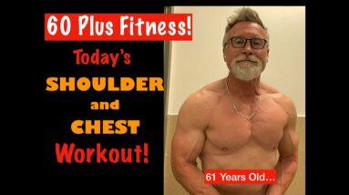 Shoulder and Chest Workout at the Gym! | Never Too Old To Get Stronger!