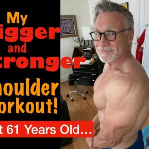 Shoulder Workout for Strength and Growth | Never Too Old to Get Stronger!