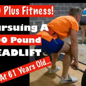 Old Guy Deadlifts | Pursuing a 500 LB Deadlift at 61 Years Old.