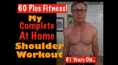 Complete at Home Shoulder Workout | Dumbbells and Resistance Band Shoulder Workout