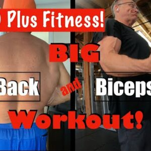 Big Back and Biceps Workout! | My Over 60 Back Day!