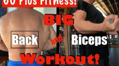 Big Back and Biceps Workout! | My Over 60 Back Day!