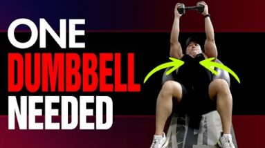 13 SINGLE Dumbbell Exercises For Chest (Just One Dumbbell!)
