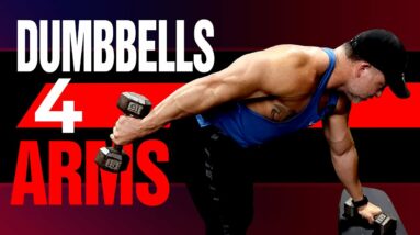 Bigger Arms Workout For Men Over 40 (Dumbbells Only!)