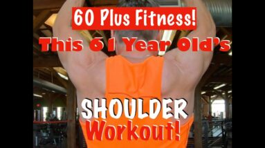 Great Over 60 Shoulder Workout | Featuring OHP's and Shrugs
