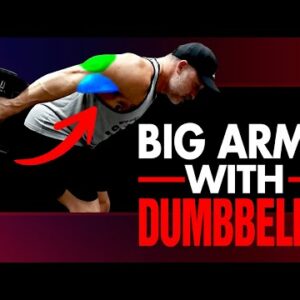 How To Get Bigger Arms AT HOME (Dumbbells Only!)