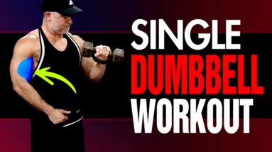 23 Arm Exercises You Can Do With Only ONE DUMBBELL (Try These!)