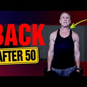 At Home Back Workout For Men Over 50 (DUMBBELLS ONLY!)