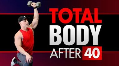 Full Body Workout For Men Over 40 (HIT EVERY MUSCLE GROUP IN 1 WORKOUT!)