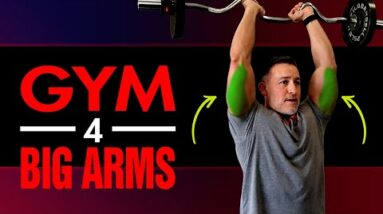 Big Arms Gym Workout For Men Over 40 (SLEEVE SPLITTING GAINS!)