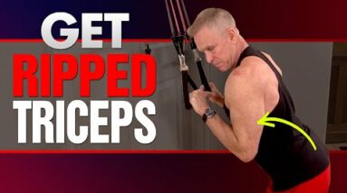Sleeve Splitting Triceps For Men Over 50 (BIG ARMS AT HOME!)
