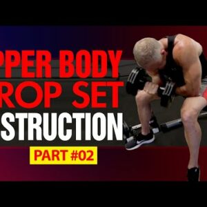 Upper Body Workout For Men Over 50 - Part 2 (DROP SET DESTRUCTION!)