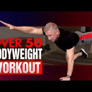 At Home Bodyweight Workout For Men Over 50 (10 MINUTE WORKOUT!)