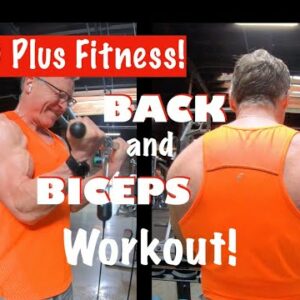 Back and Biceps Workout | Old Guy Back and Biceps Day!
