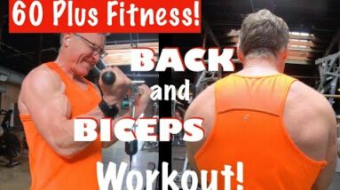 Back and Biceps Workout | Old Guy Back and Biceps Day!