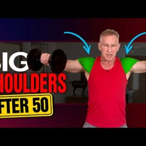 Big Shoulders At Home Workout For Men Over 50 (LIGHT WEIGHT, BIG SHOULDERS!)