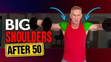 Big Shoulders At Home Workout For Men Over 50 (LIGHT WEIGHT, BIG SHOULDERS!)