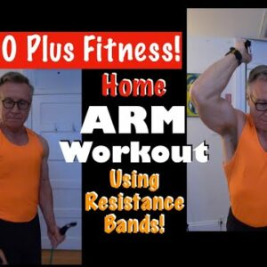 ARM WORKOUT USING RESISTANCE BANDS!