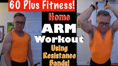 ARM WORKOUT USING RESISTANCE BANDS!