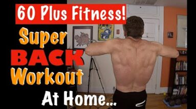BACK WORKOUT AT HOME! | Fitness Over 60!
