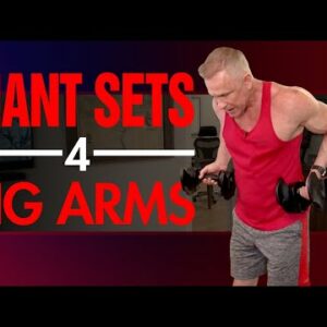 Dumbbell Giant Sets For Big Arms (BIG GAINS!)