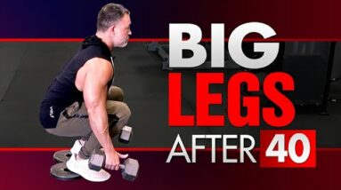 Dumbbell Leg Workout For Men Over 40 (BUILD BIGGER LEGS!)